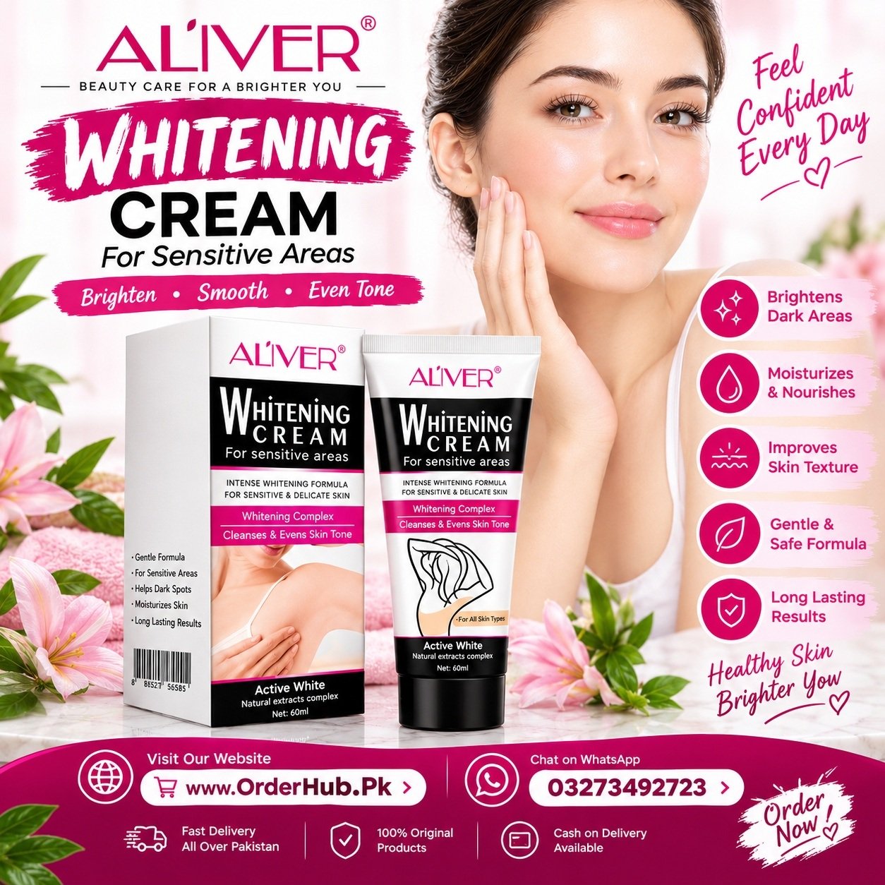ALIVER Whitening Cream in Pakistan