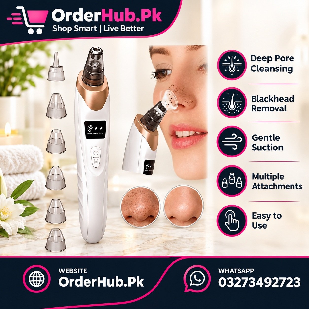 Blackhead Removal Vacuum in Pakistan