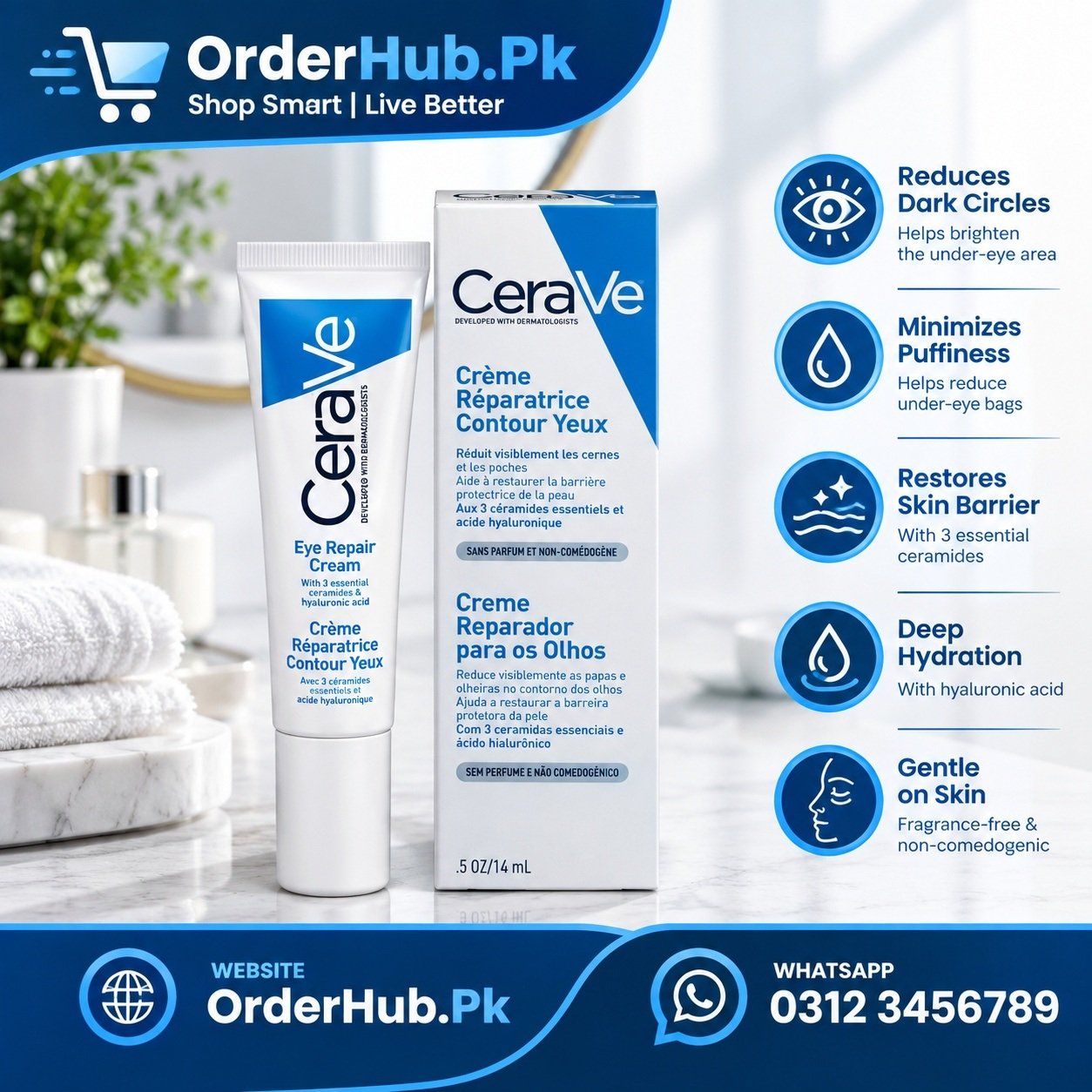 CeraVe Eye Repair Cream in Pakistan