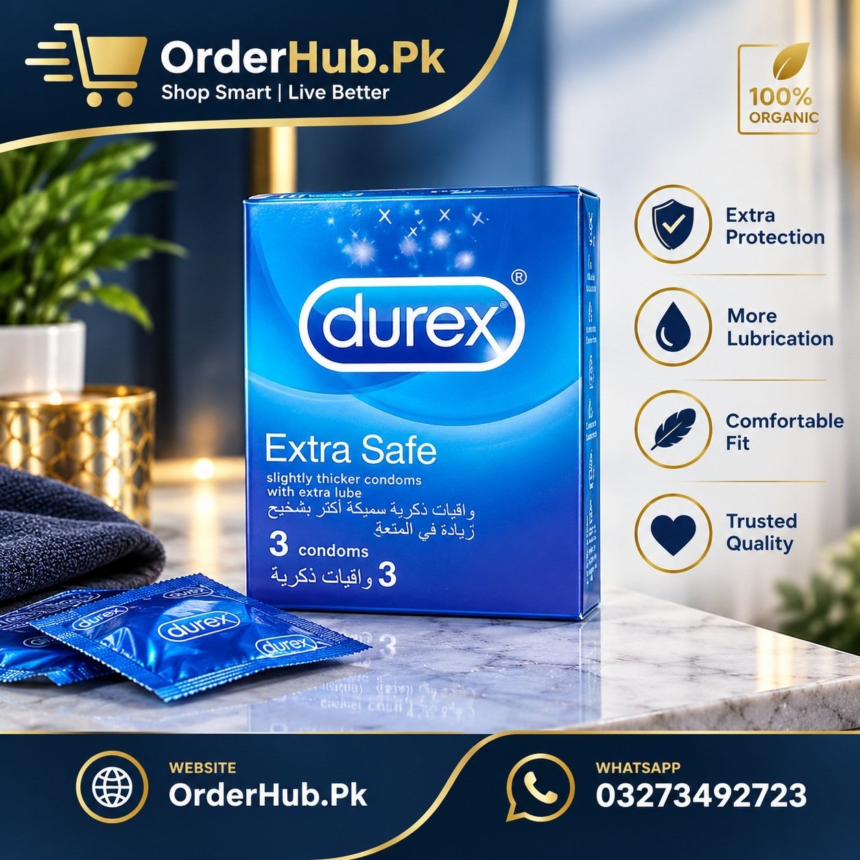 Durex 3 in 1 Condoms in Pakistan
