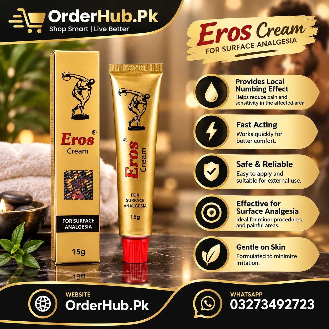 Eros Delay Cream in Pakistan