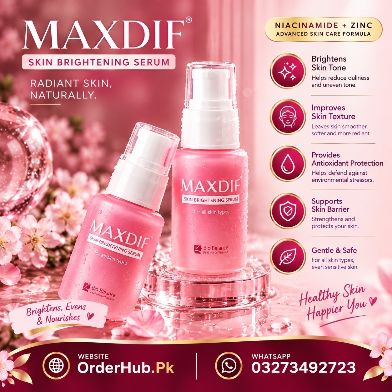 MAXDIF Brightening Serum in Pakistan