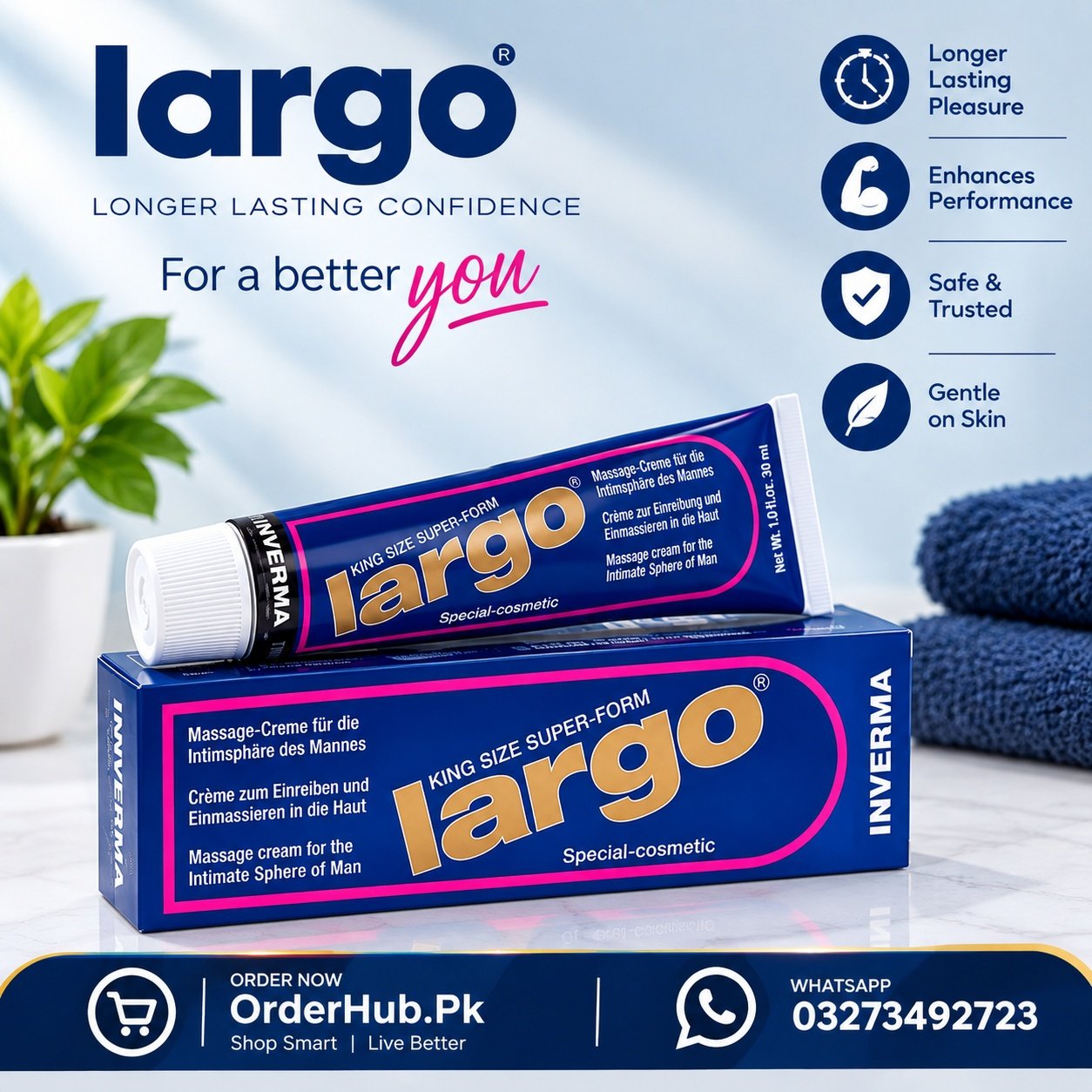 Largo Cream in Paakistan