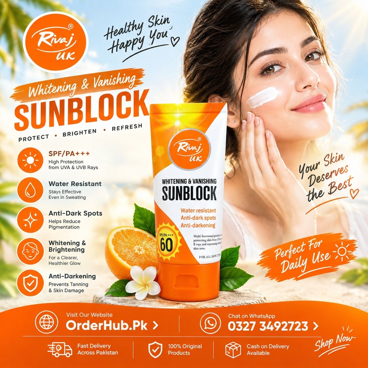 Rivaj Sunblock in Pakistan
