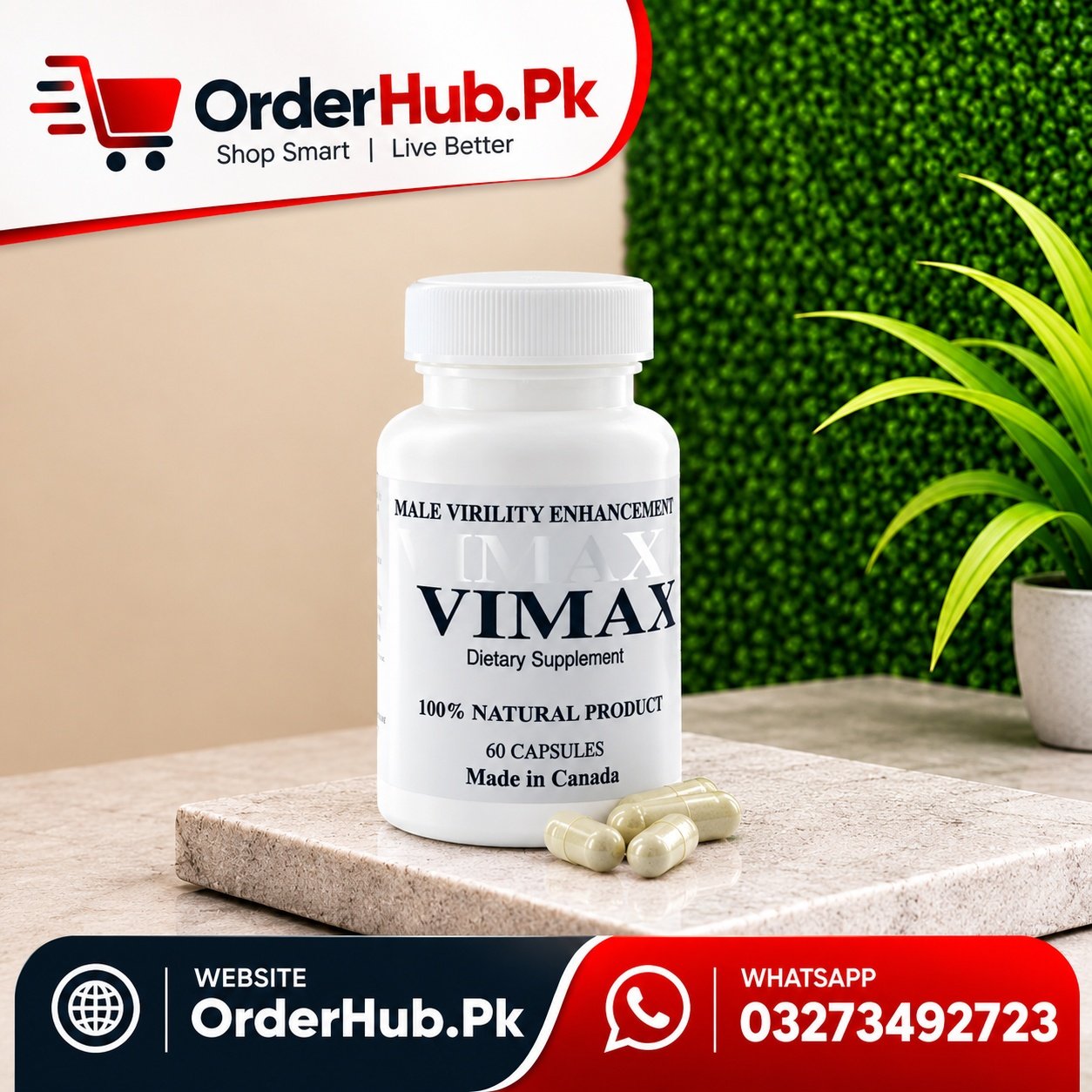 VIMAX 30 CAPSULES PACK IN PAKISTAN