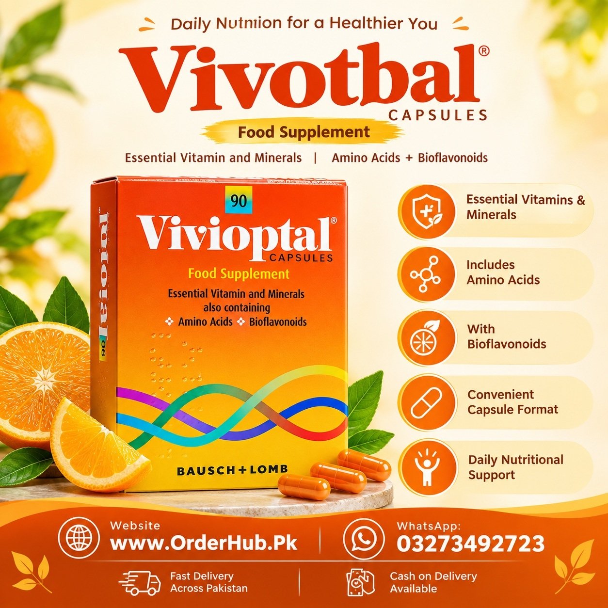 ViviOptal Capsules in Pakistan