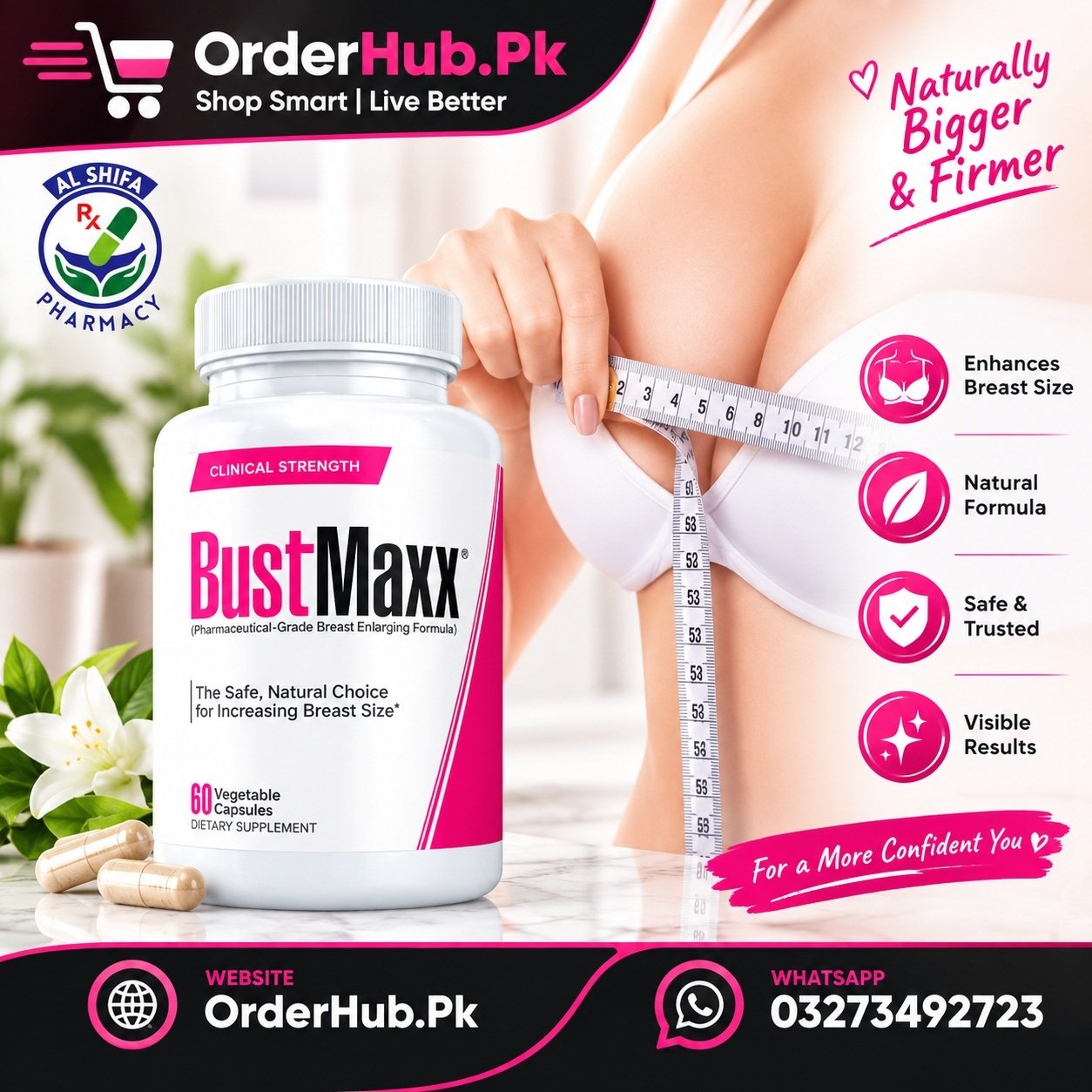 Bust Max Capsules in Pakistan