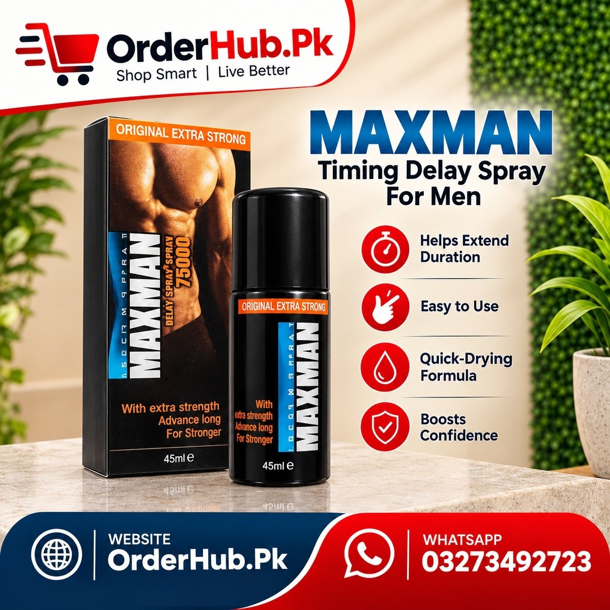 Maxman Delay Spray in Pakistan