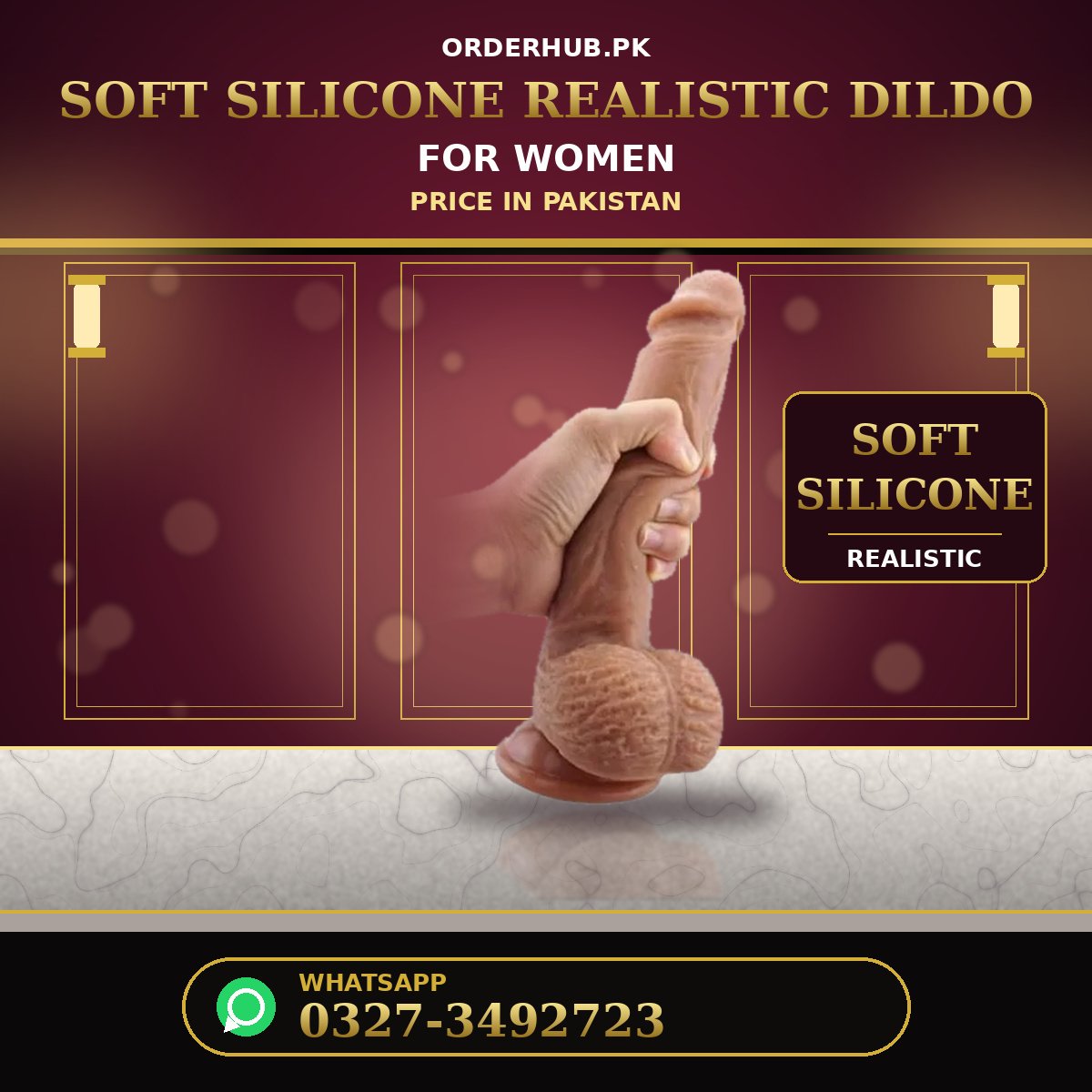 Soft Silicone Realistic Dildo for Women Price in Pakistan